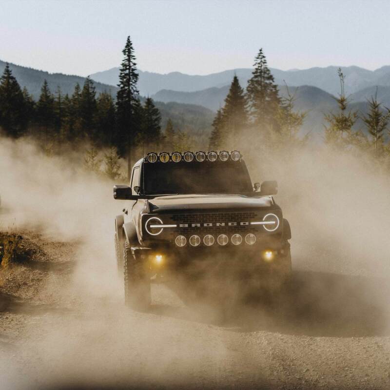 KC HiLiTES 2021+ Ford Bronco FLEX ERA 3 Dual Mode SAE Fog Light Pocket Kit Light Bars & Cubes KC HiLiTES