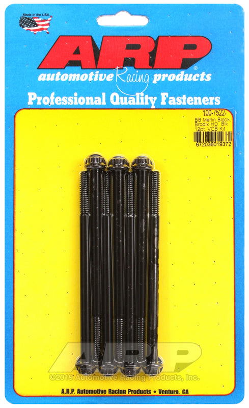 ARP Merlin Block Brodix Head BB 12pt Valve Cover Bolt Kit Hardware Kits - Other ARP