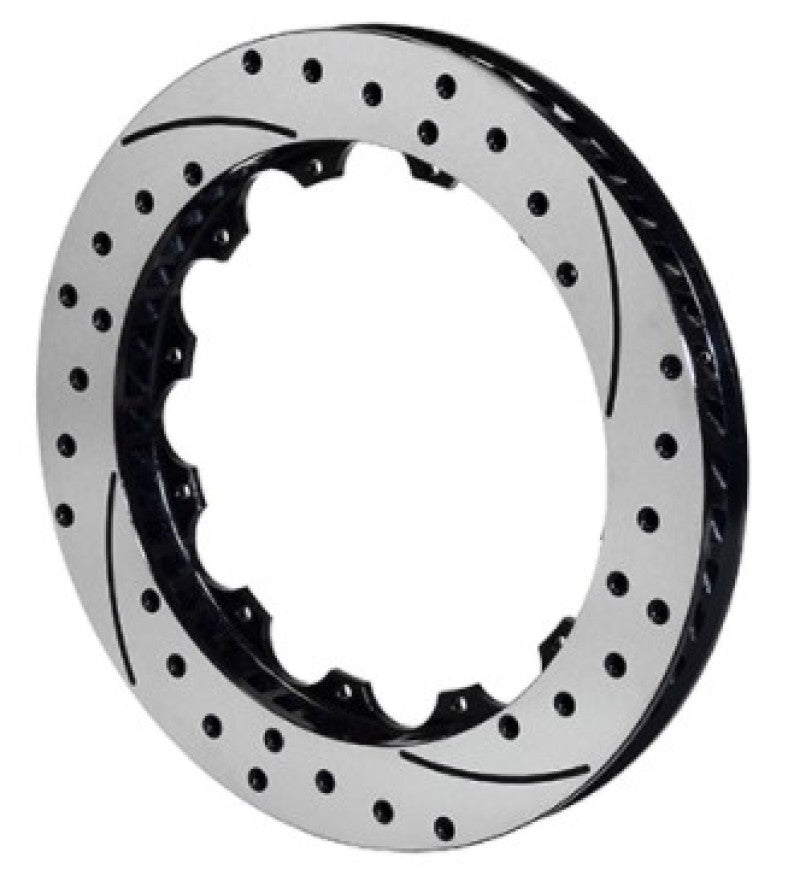 Wilwood Rotor-SRP48 SPC-37-LH-BLK-Drill 12.88 x 1.10 - 12 on 8.75in Brake Rotors - 2 Piece Wilwood