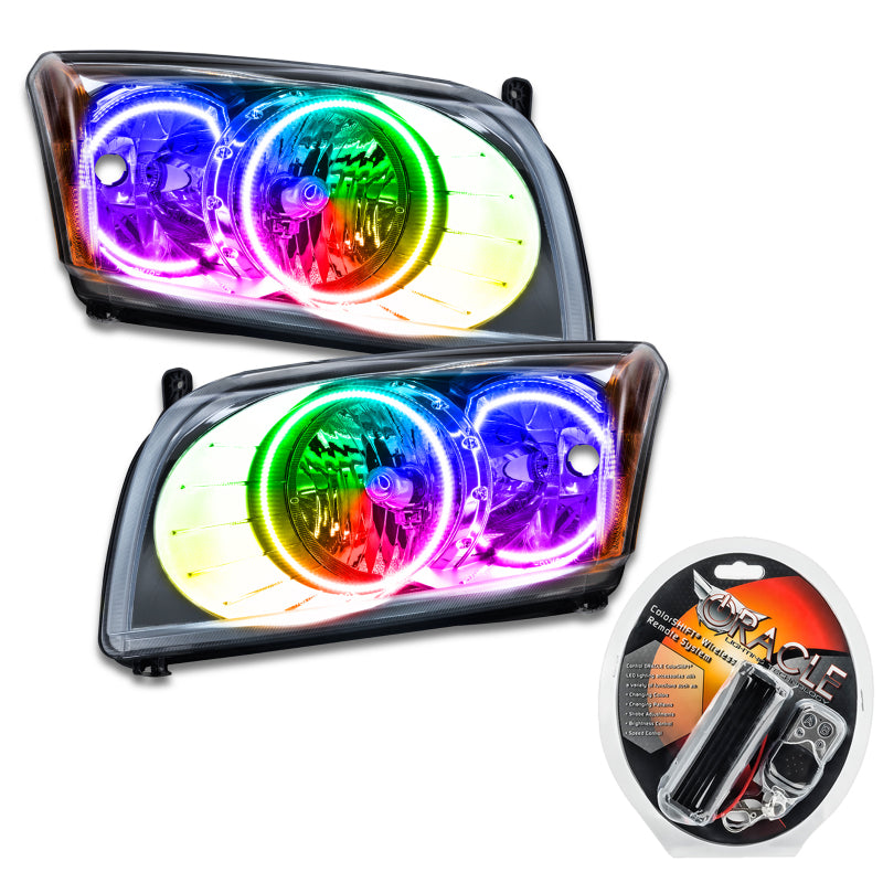 Oracle 07-12 Dodge Caliber SMD HL (w/o Leveling) - ColorSHIFT Headlights ORACLE Lighting