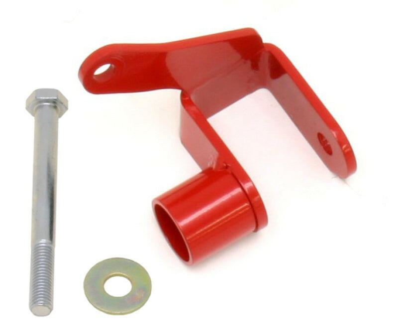 BMR 05-14 S197 Mustang Panhard Rod Relocation Bracket - Red Panhard Bars BMR Suspension