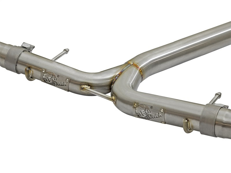 aFe POWER Takeda 16-17 Honda Civic I4-1.5L (t) 2.25-2.5in 304 SS CB Dual-Exit Exhaust Polish Tip Catback aFe