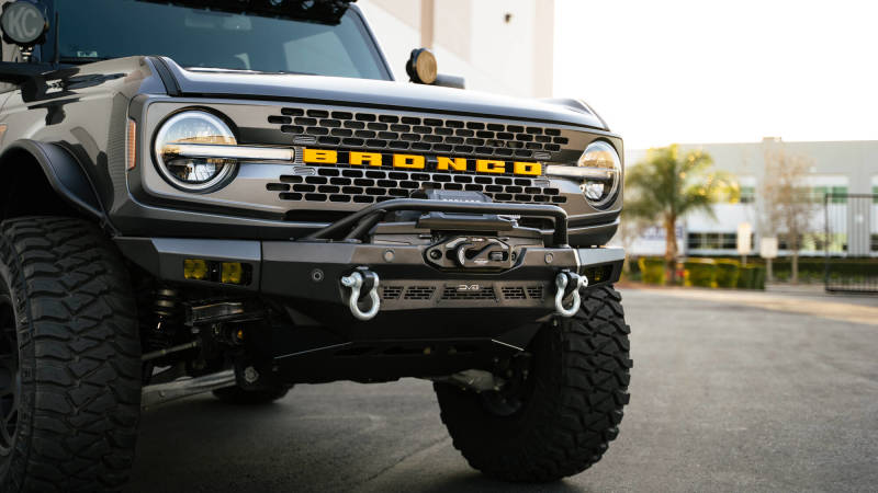 DV8 Offroad 21-23 Ford Bronco Spec Series Front Bumper Bumpers - Steel DV8 Offroad