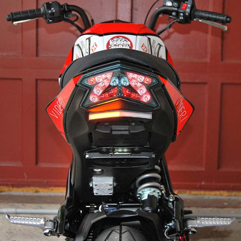 New Rage Cycles 16+ Kawasaki Z125 Fender Eliminator Kit Lights Corner New Rage Cycles