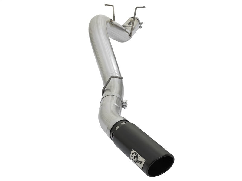 aFe ATLAS 5in DPF-Back Aluminized Steel Exhaust System GM Diesel Trucks 2017 V8 6.6L (td) L5P DPF Back aFe