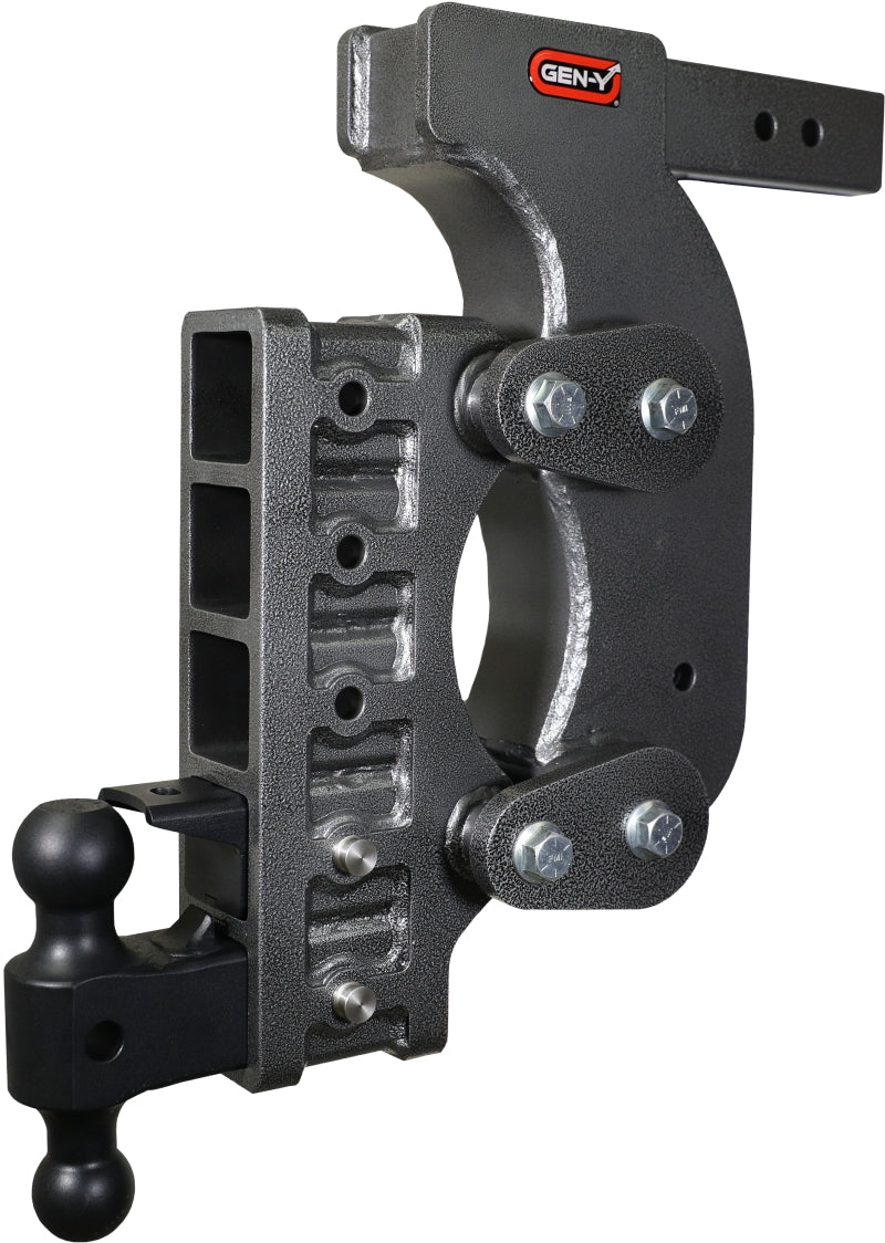 Gen-Y The Boss Torsion-Flex 2.5in Receiver 18in Drop Hitch w/Dual-Ball/Pintle Lock/Stab Kit Hitch Receivers GEN-Y Hitch