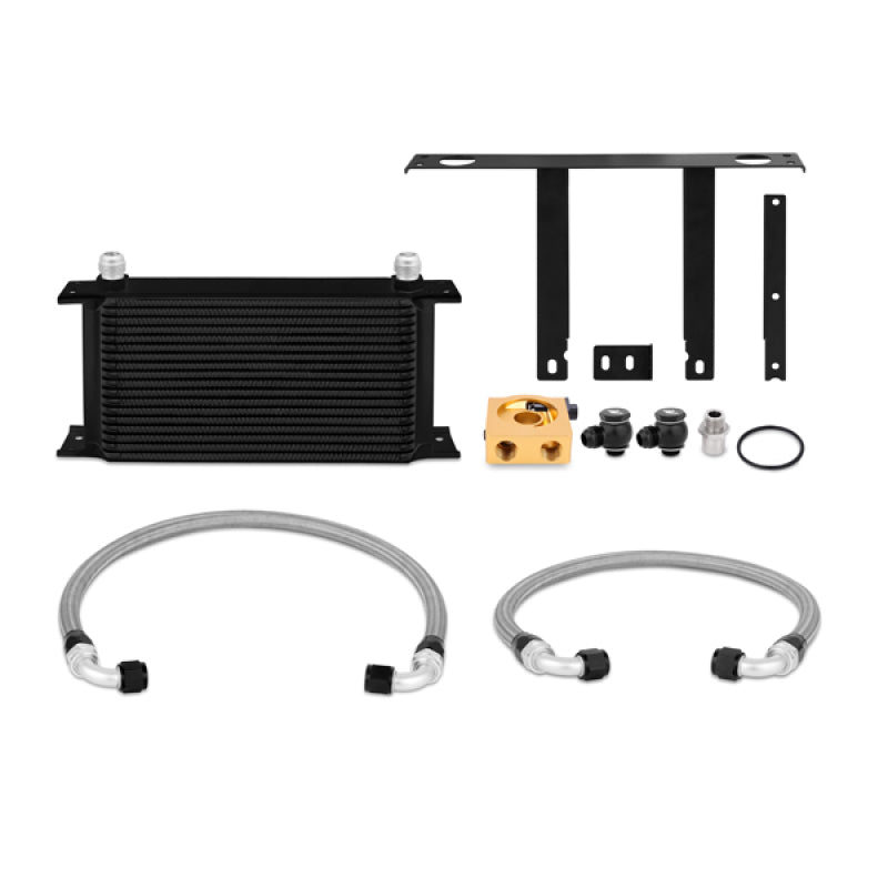 Mishimoto 10-12 Hyundai Genesis Coupe 2.0T Thermostatic Oil Cooler Kit - Black Oil Coolers Mishimoto