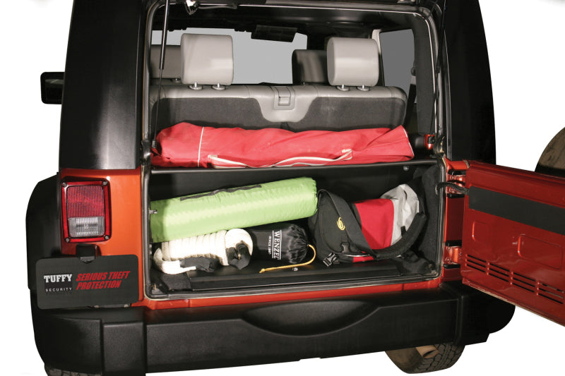 Tuffy Jk Tailgate Security Enclosure- 01Blk 0710 Jk Wg Cargo Boxes & Bags Tuffy Products