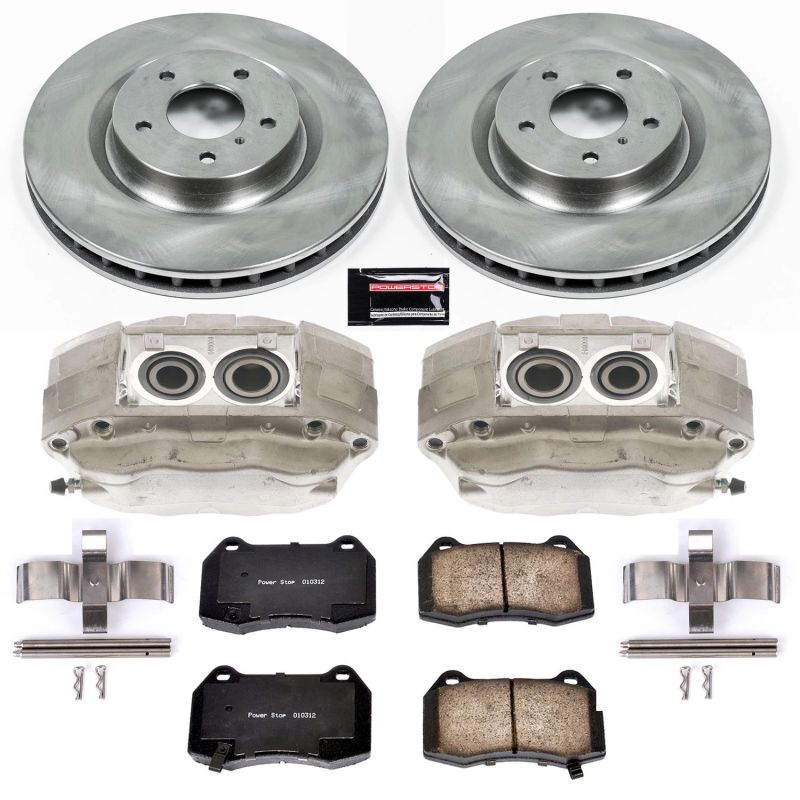 Power Stop 03-04 Infiniti G35 Front Autospecialty Brake Kit w/Calipers Brake Kits - OE PowerStop