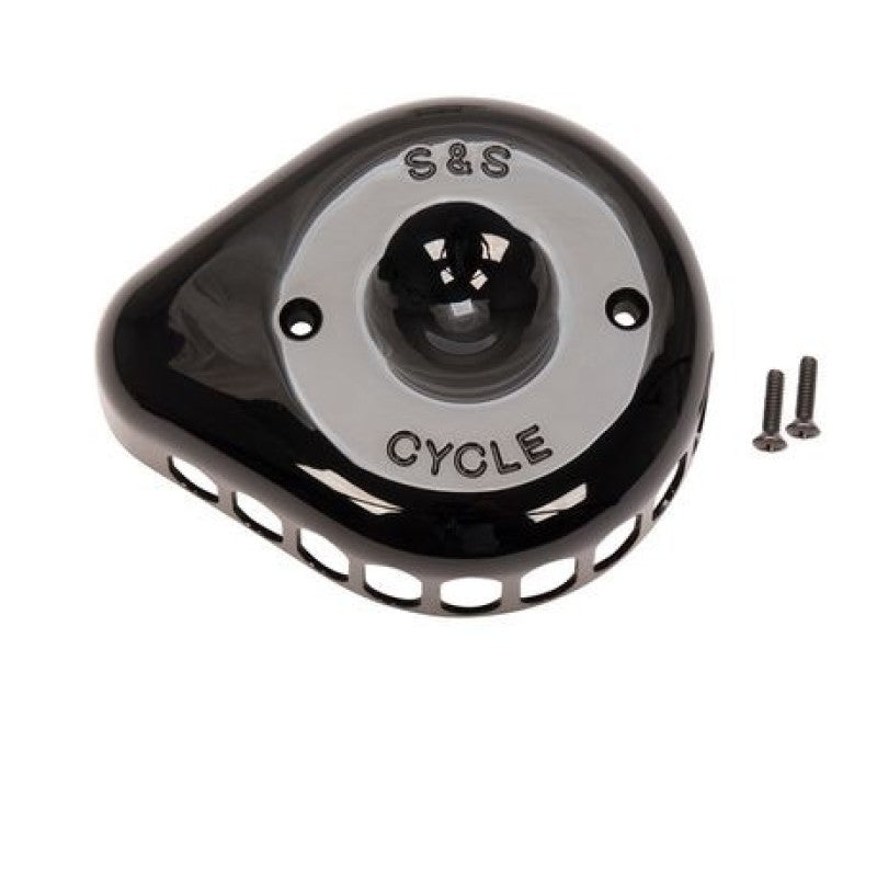 S&S Cycle Mini Teardrop Air Cleaner Cover For All Stealth Applications - Gloss Black Air Intake Components S&S Cycle
