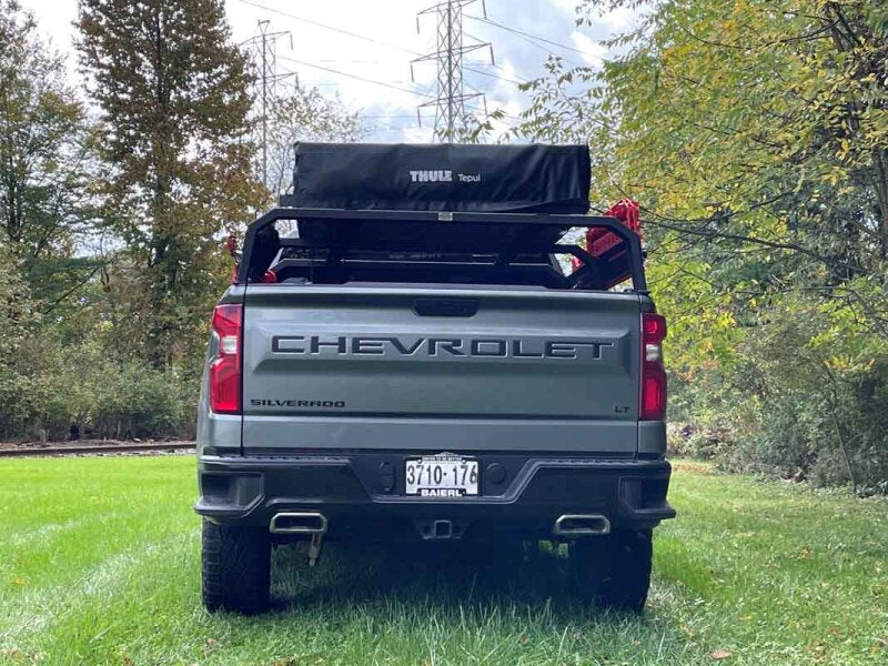 Fishbone Offroad 88-22 Chevy/GMC 74In Tackle Rack Long Bed Bed Racks Fishbone Offroad