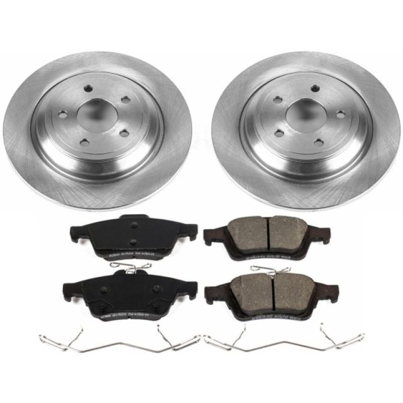 Power Stop 16-18 Ford Focus Rear Autospecialty Brake Kit Brake Kits - OE PowerStop