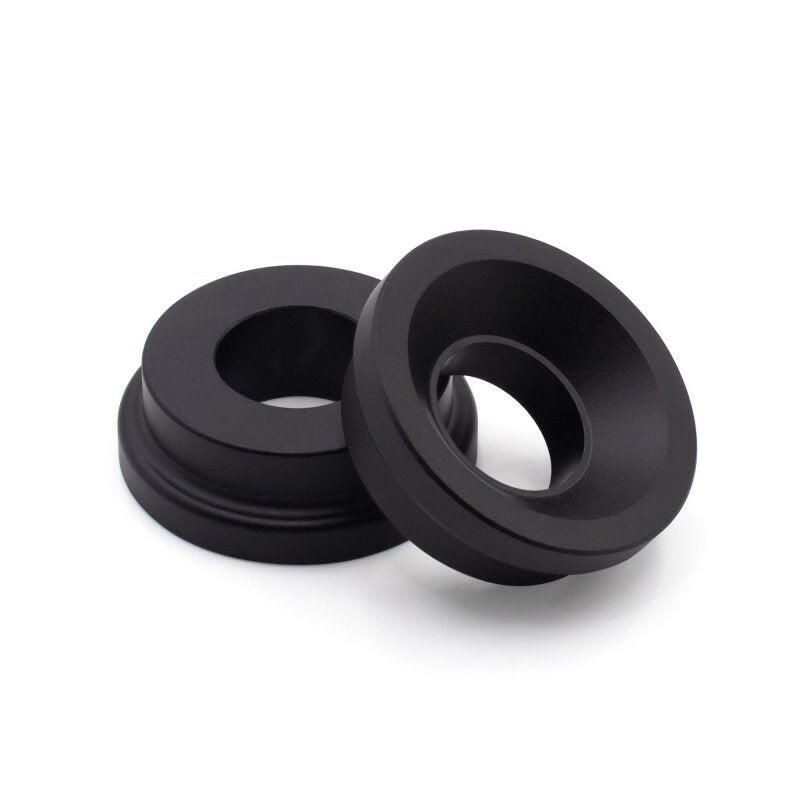 BLOX 2-Piece Billet Aluminum Solid Shifter Bushing B-Series Transmissions - Black Shifter Bushings BLOX Racing