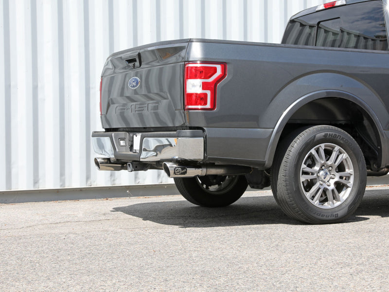 aFe Vulcan Series 3in 304SS Cat-Back w/ Polished Tips 15-20 Ford F-150 V6 2.7L/35L(tt) / V8 5.0L Catback aFe