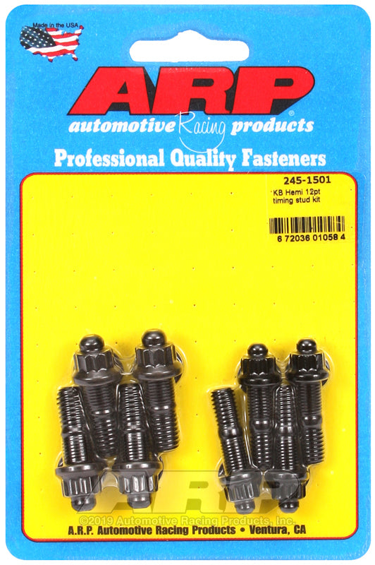 ARP KB Hemi 12pt Timing Stud Kit Hardware - Singles ARP
