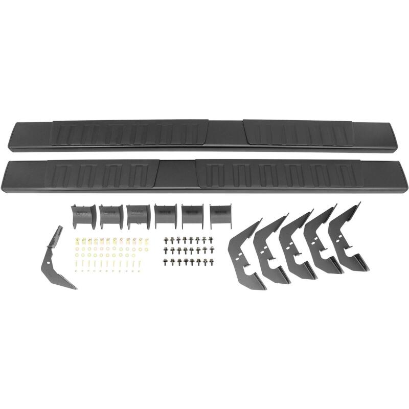 Westin 2007-2018 Chevy Silverado Ext/Dbl Cab R7 Nerf Step Bars - Black Nerf Bars Westin