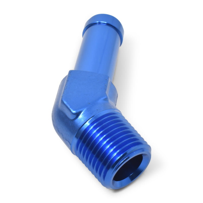 Russell Performance -4 AN 45 Degree 1/8in Pipe to 1/4in Tube Adapter Fittings Russell