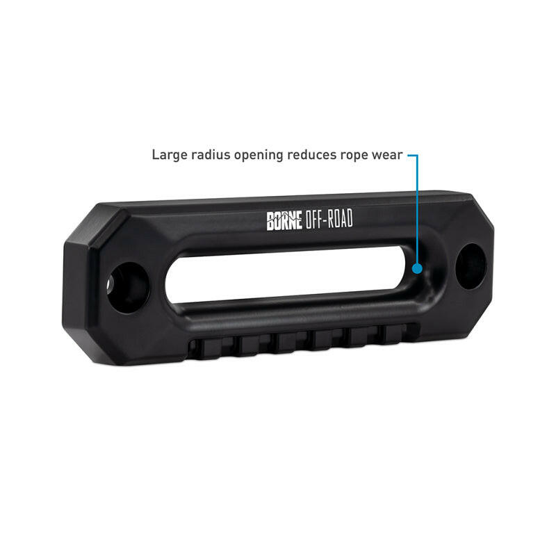 Borne Off-Road Hawse Fairlead - Black Winch Accessories Borne Off-Road