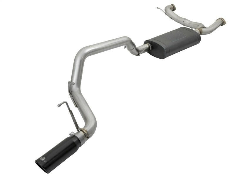 aFe MACHForce XP 3in 304 SS Cat-Back Exhausts w/ Black Tips 10-17 Nissan Patrol (Y62) V8-5.6L Catback aFe
