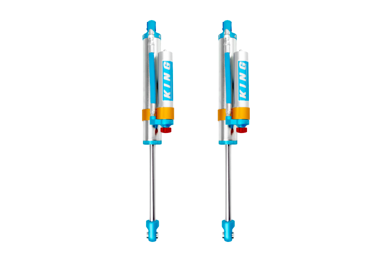 King Shocks 2005+ Ford F-250/F-350 4WD Rear 2.5 Dia Piggy Hose Reservoir Shock w/Adjuster (Pair) Shocks and Struts King Shocks