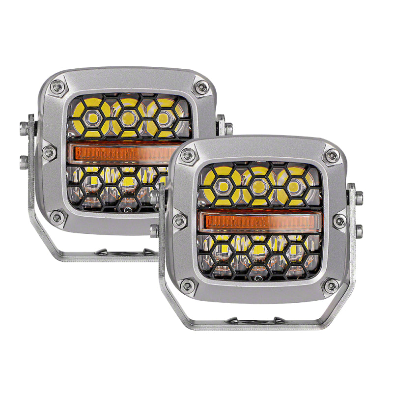 Raxiom Axial Series 4-In LED Work Lights Universal (Some Adaptation May Be Required) Light Bars & Cubes Raxiom