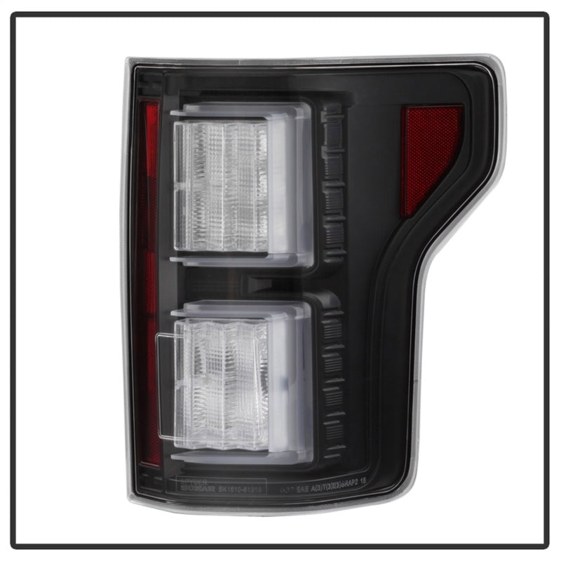Spyder 18-19 Ford F-150 (w/o Blind Spot Sensor) LED Tail Lights - Black (ALT-YD-FF15018-LED-BK) Tail Lights SPYDER