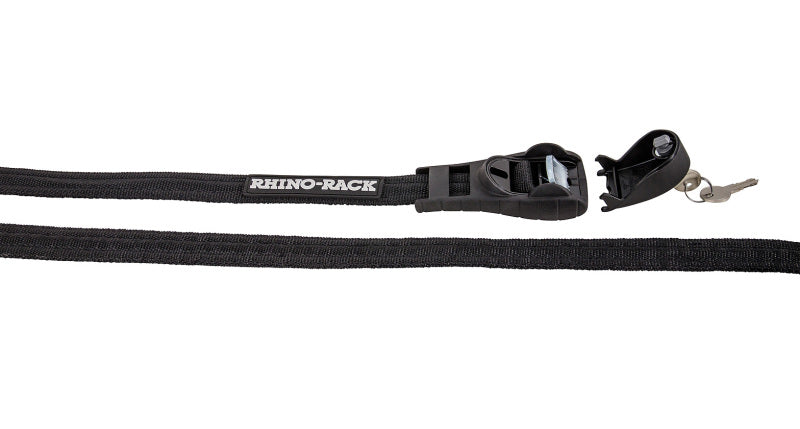 Rhino-Rack Rapid Tie Down Straps - 2.5m/8ft - Pair - Black Cargo Tie-Downs Rhino-Rack