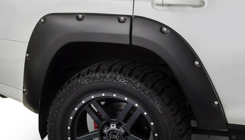 Bushwacker 14-18 Toyota 4Runner Pocket Style Flares 2pc Excludes Limited - Black Fender Flares Bushwacker