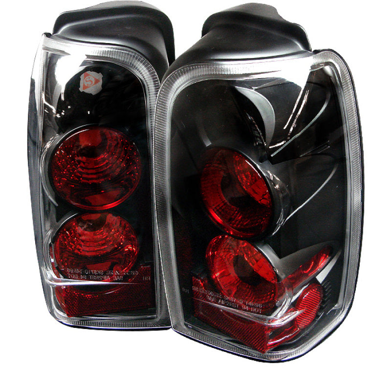 Spyder Toyota 4 Runner 96-02 Euro Style Tail Lights Black ALT-YD-T4R96-BK Tail Lights SPYDER