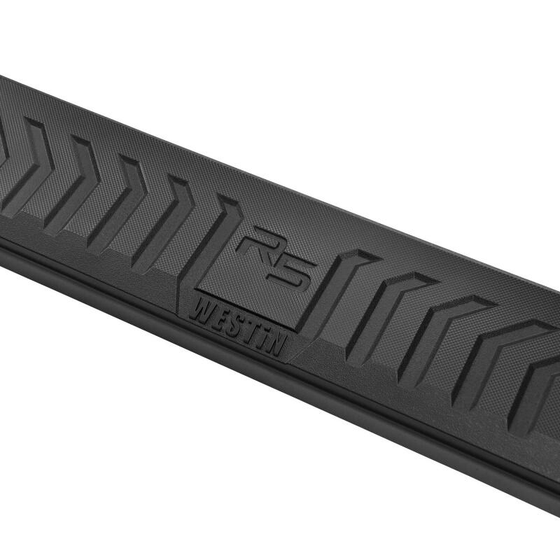 Westin 18-22 Jeep Wrangler JLU 4dr R5 Nerf Step Bars - Tex. Blk Nerf Bars Westin