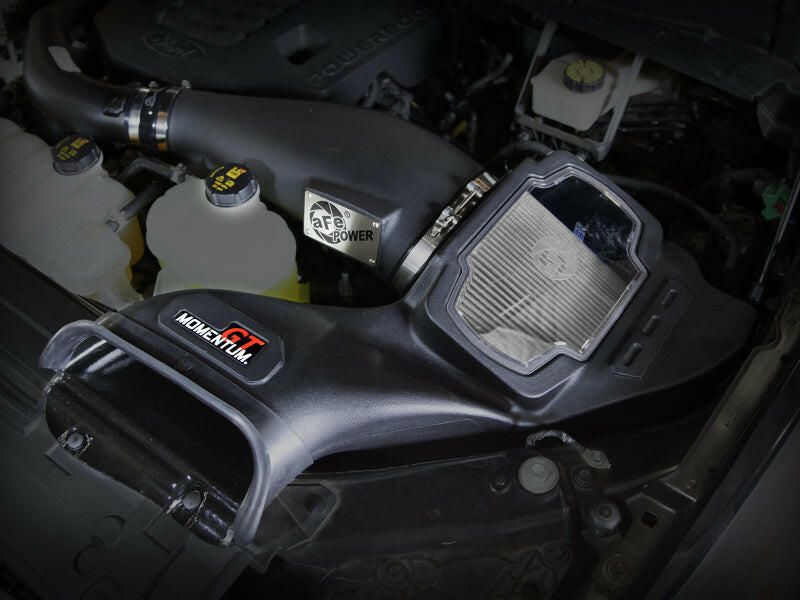 aFe POWER Momentum GT Pro Dry S Intake System 21-22 Ford F-150 V6-3.5L (tt) PowerBoost Cold Air Intakes aFe