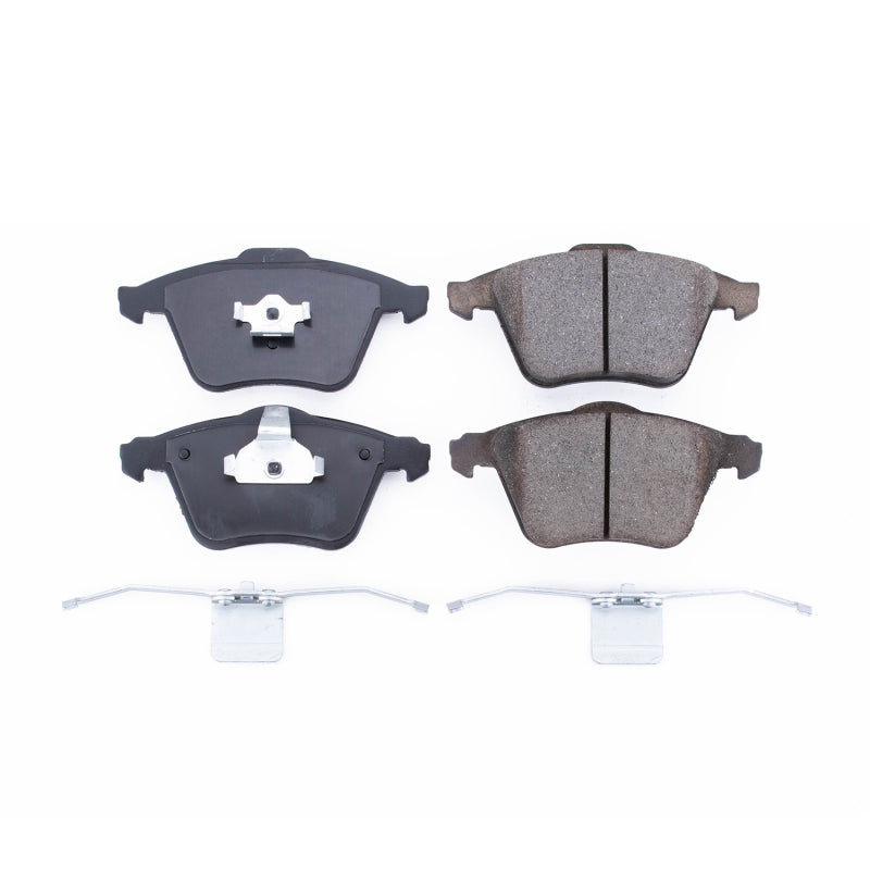 Power Stop 07-13 Mazda 3 Front Z17 Evolution Ceramic Brake Pads w/Hardware Brake Pads - OE PowerStop