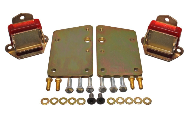 Energy Suspension Ls Conversion Mtr Mount Set - Red Bushing Kits Energy Suspension