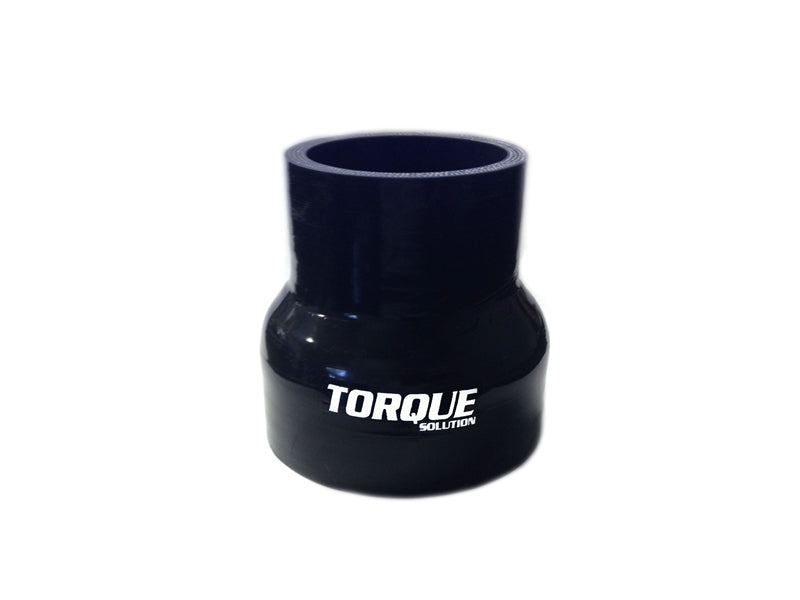 Torque Solution Transition Silicone Coupler: 2 inch to 2.75 inch Black Universal Silicone Couplers & Hoses Torque Solution