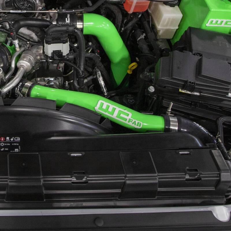 Wehrli 2020-2024 Chevrolet 6.6L L5P Duramax Upper Coolant Pipe - Deore Gold Radiator Hoses Wehrli