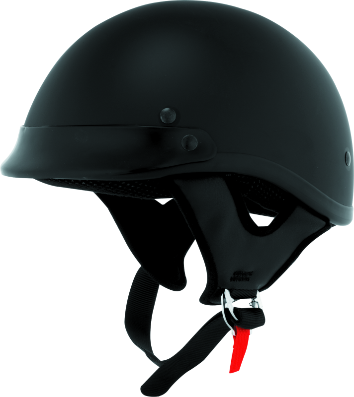 Skid Lids Traditional Helmet Flat Black - XL Helmets and Accessories Skid Lid