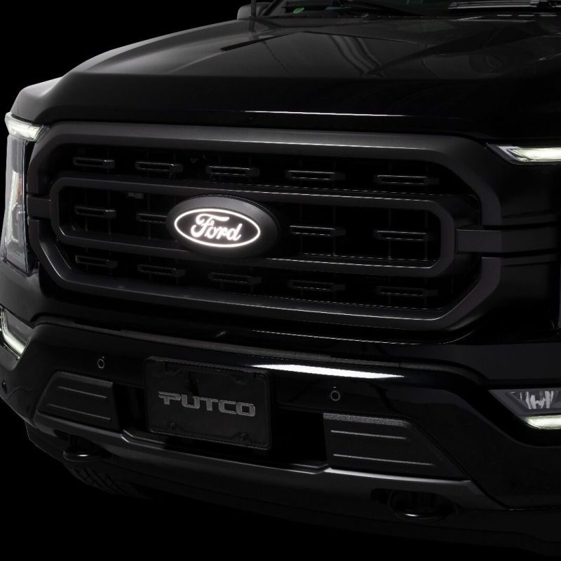 Putco 21-22 Ford F-150 Front Luminix Ford LED Emblem - w/ Camera CutOut Light Bars & Cubes Putco