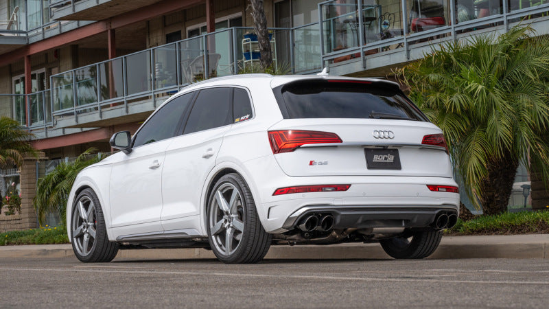 Borla 21-25 Audi SQ5 3.0L-V6 AWD Tip Kit (for 141008) - Black Chrome Connecting Pipes Borla