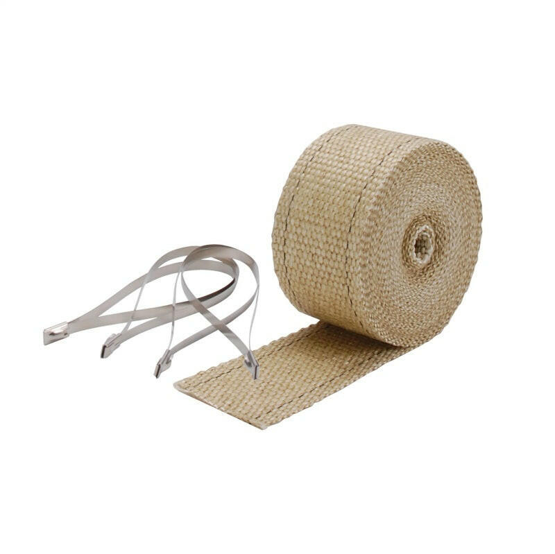 DEI Exhaust Wrap Kit - Pipe Wrap and Locking Tie - Tan Exhaust Wrap DEI