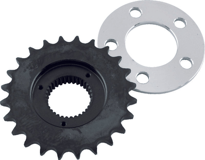 Twin Power 5 Speed Big Twin 24T Offset Sprocket Kit .282 Offset W/.197 Rear Sprocket Spacer Sprockets TwinPower