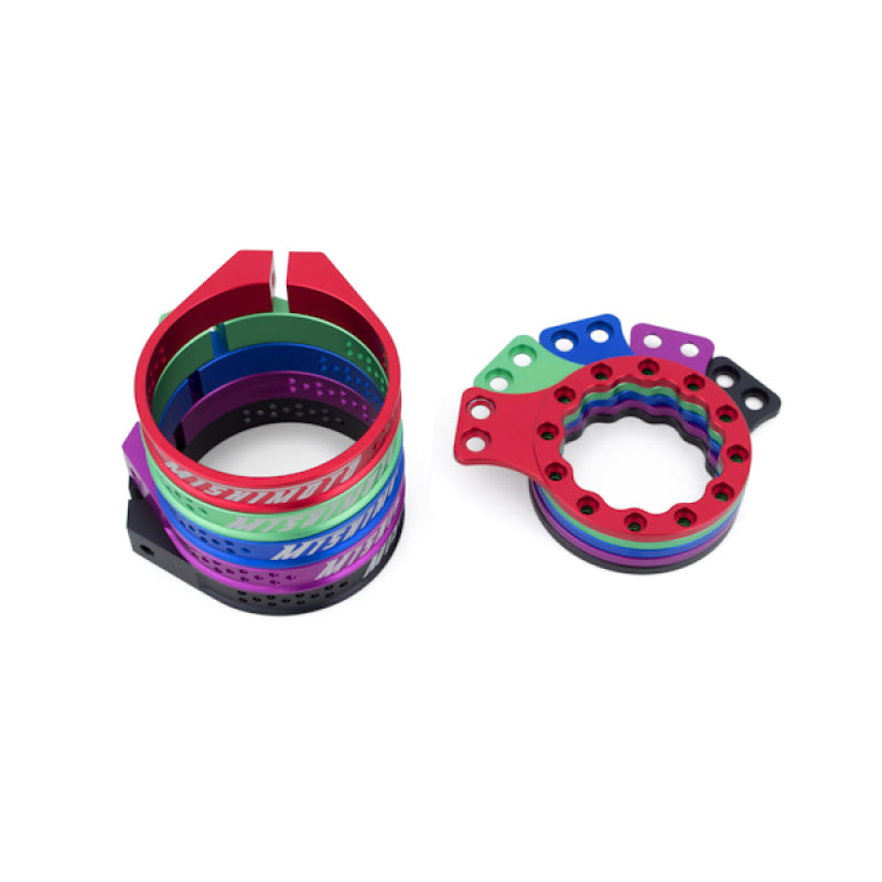 Mishimoto Universal Replacement Bracket Set for Baffled Oil Catch Can - Red Oil Catch Cans Mishimoto