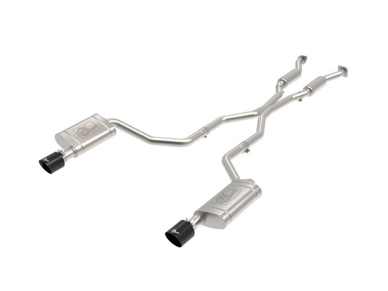 aFe 11-21 Dodge Durango V6-3.6L / V8-5.7L MACH Force-Xp 304 SS Cat-Back Exhaust System w/ Black Tip Axle Back aFe