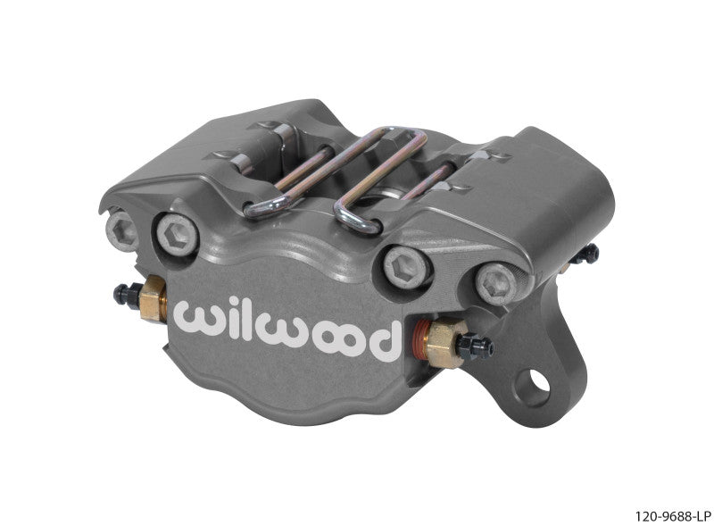 Wilwood Caliper-Dynapro Single 3.25in Mount 1.38in Pistons .19in Disc Long Piston Brake Calipers - Perf Wilwood