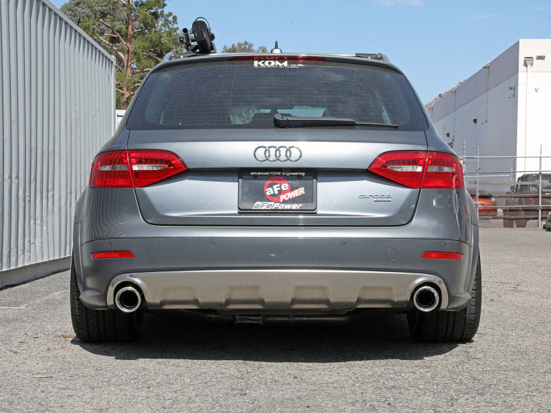 aFe MACH Force-Xp 13-16 Audi Allroad L4 SS Axle-Back Exhaust w/ Polished Tips Axle Back aFe