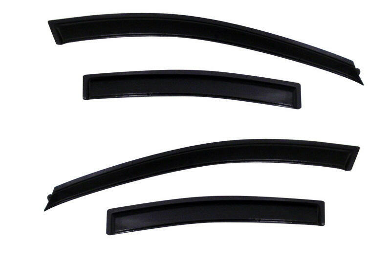 AVS 11-15 Chevy Cruze Ventvisor Outside Mount Window Deflectors 4pc - Smoke Wind Deflectors AVS