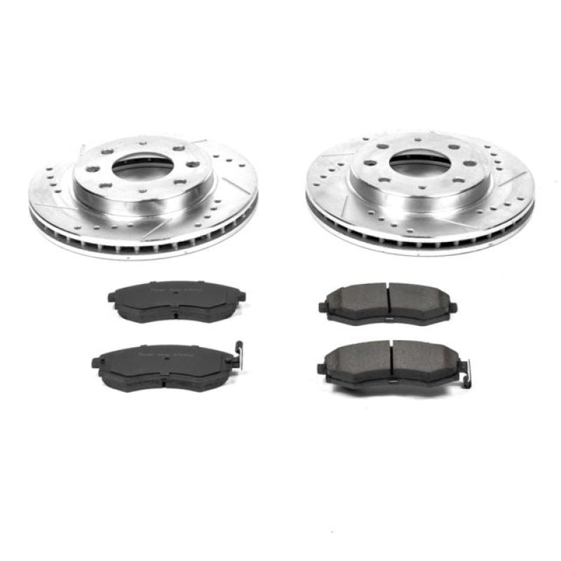 Power Stop 98-01 Hyundai Elantra Front Z23 Evolution Sport Brake Kit Brake Kits - Performance D&S PowerStop