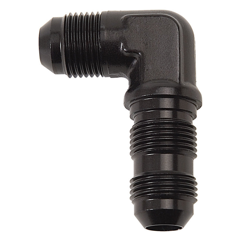Russell Performance -8 AN 90 Degree Flare Bulkhead (Black) Fittings Russell
