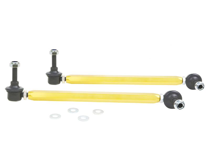Whiteline Universal Swaybar Link Kit Heavy Duty Adjustable Steel Ball Joint Sway Bar Endlinks Whiteline