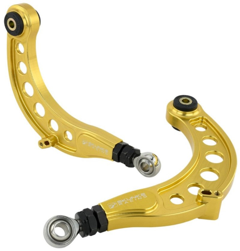 Skunk2 Pro Series 16-20 Honda Civic Gold Anodized Rear Camber Kit Camber Kits Skunk2 Racing
