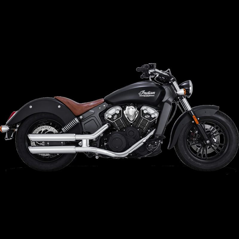Vance & Hines 15-20 Indian Scout/Bobber Twin Slash 3in PCX Slip-On Exhaust Motorcycle Slip-On Vance and Hines